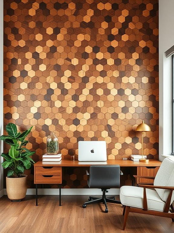 15 Artistic Wood Wall Decor Ideas to Elevate Your Workspace ...